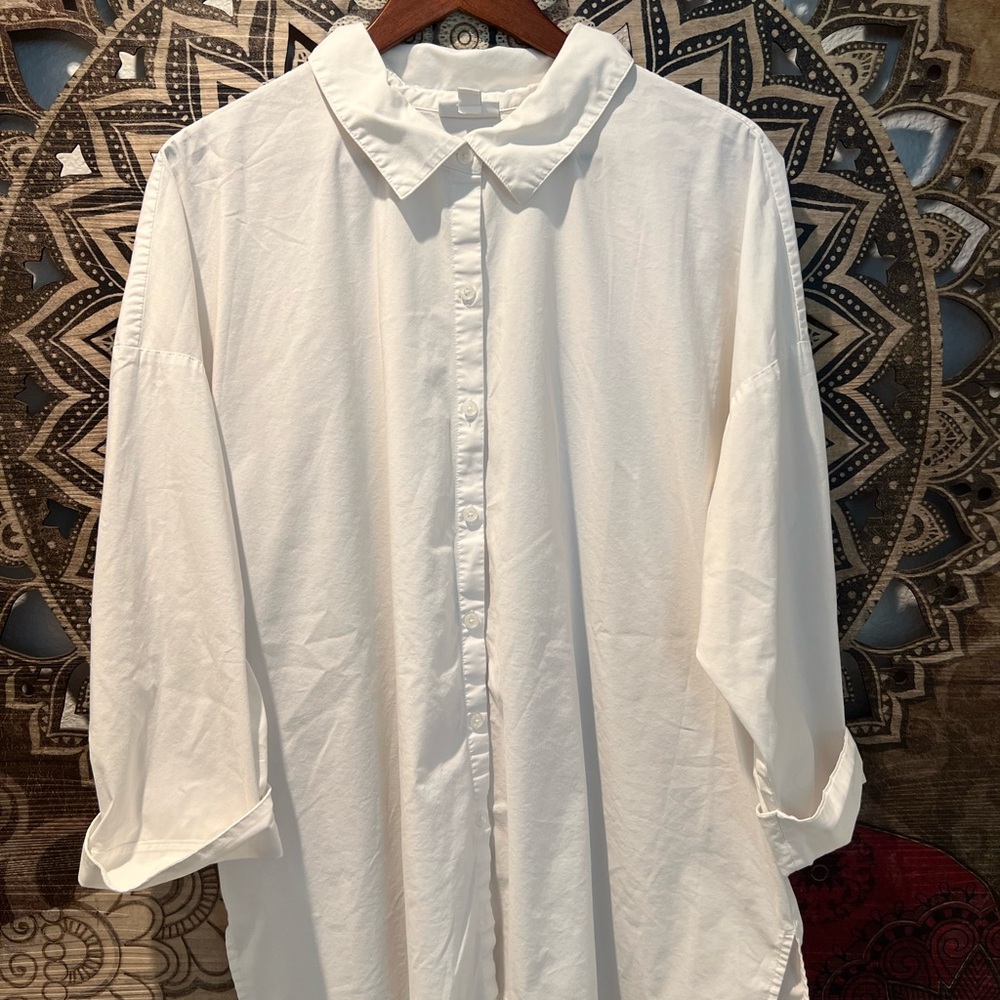 J. Jill White Button Down Shirt